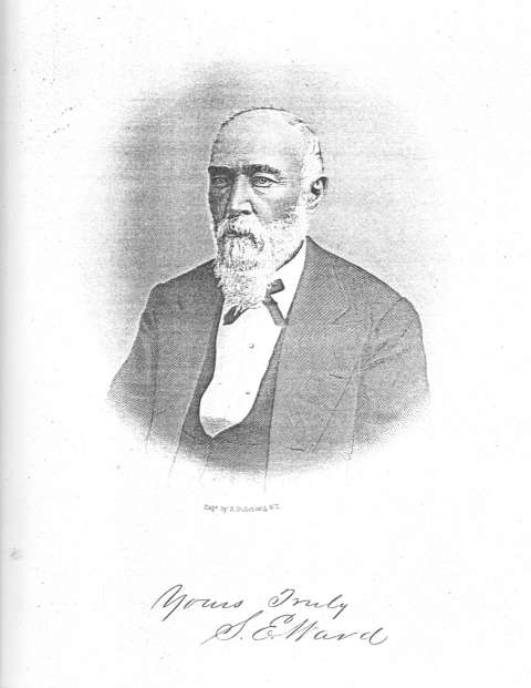 Seth Ward, shown here later in his life, was post sutler at Fort Laramie in 1860. He had been active in the fur trade since the late 1830s, and since 1851 had run a trading post at the fort in partnership with William Guerrier. Kansas City Public Library. Seth Ward, shown here later in his life, was post sutler at Fort Laramie in 1860. He had been active in the fur trade since the late 1830s, and since 1851 had run a trading post at the fort in partnership with William Guerrier. Kansas City Public Library.