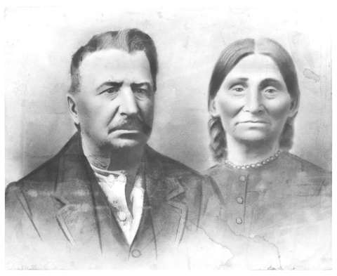 Longtime Fort Laramie-area fur trader James Bordeaux and his Brule Lakota wife Huntkalutawin, also called Marie. By forming family connections to the tribes, traders gained companionship while developing loyalties with the extended Native families of their wives. Wyoming State Archives. Longtime Fort Laramie-area fur trader James Bordeaux and his Brule Lakota wife Huntkalutawin, also called Marie. By forming family connections to the tribes, traders gained companionship while developing loyalties with the extended Native families of their wives. Wyoming State Archives.
