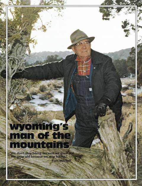 Advancing years and an injured knee slowed Mitchell slightly--just as his fame was starting to grow. Here he is on the cover of the Union Pacific Railroad Magazine, June 1981. American Heritage Center collections.