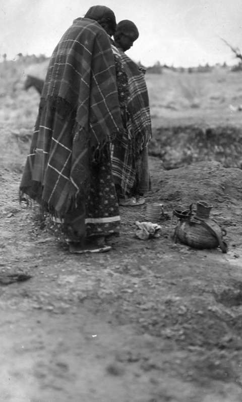 Ute woman and girl at the camp on Powder River, 1906, T.W. Tolman photo, Campbell County Rockpile Museum. Ute woman and girl at the camp on Powder River, 1906, T.W. Tolman photo, Campbell County Rockpile Museum.