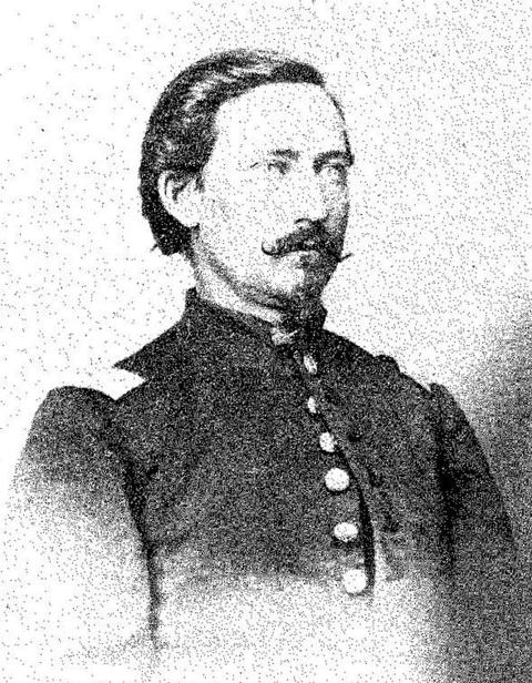 Capt. George Williford commanded the expedition’s military escort as far as Fort Reno on the Powder River. Williford thought expedition leader James Sawyers “incompetent;” Sawyers thought Williford “fainthearted.” WikiTree.com.